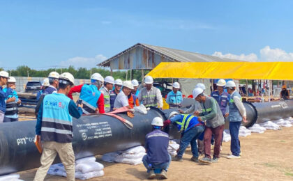 캄보디아 타크마우시 하수처리 시설공사